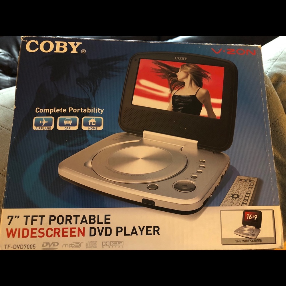 Coby 7" Portable Widescreen DVD Player